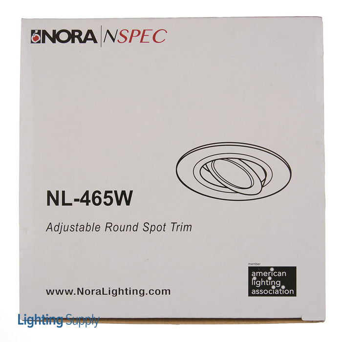 Nora 4 Inch Low Voltage Surface Adjustable White (NL-465W)