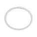 Nora 4 Inch Oversize Metal T Ring 7/8 Inch White (NOR-401W)