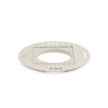 Nora 4 Inch Square Flush Mount Mud Ring For (NIO-FMMR-4S)