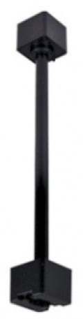 Nora 48 Inch Exit Rod/Black 1 And 2-Circuit (NT-325B)