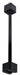 Nora 48 Inch Exit Rod/Black 1 And 2-Circuit (NT-325B)