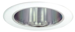 Nora 5 Inch Airtight Cone Reflector Clear Ring White (NT-5014C)
