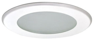 Nora 5 Inch Flat Frost Lens Trim White (NT-5026W)