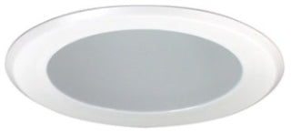 Nora 5 Inch Shallow Cone Reflector Haze White Flange (NT-5002HZ)