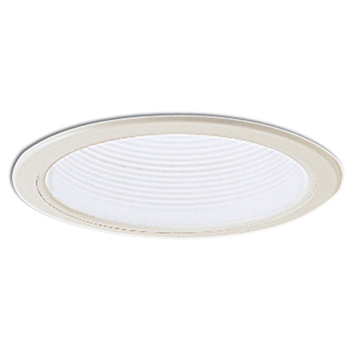 Nora 6 Inch Adjustable Step Baffle And Ring White (NL-610W)