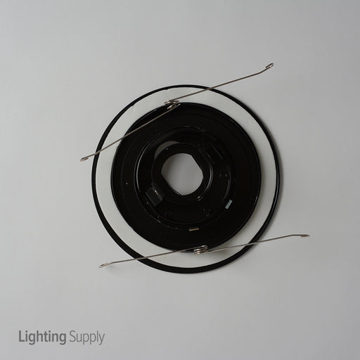 Nora 6 Inch Low Voltage Slot Aperture Black (NL-645B)