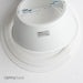 Nora 6 Inch Stepped Baffle Trim White With Two White Plastic Rings BR30 Maximum Bulb Diameter (NTM-31/2R)