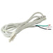 Nora 72 Inch LEDUR Hardwire Connector Cable White (NUA-804W)