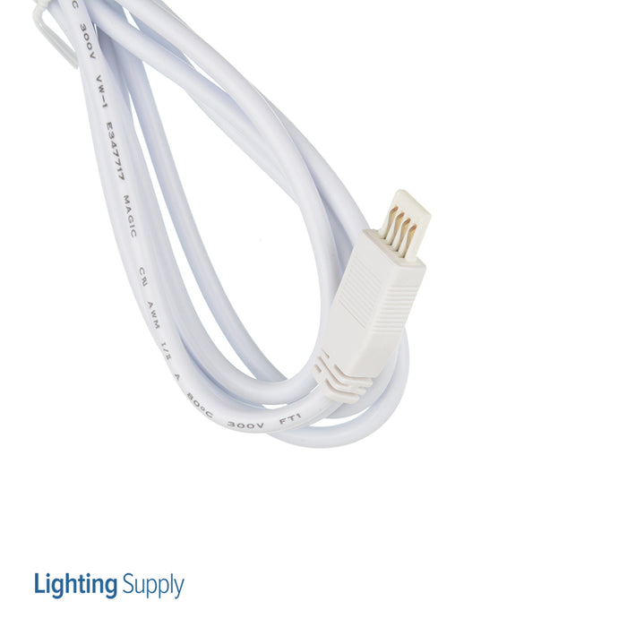 Nora 72 Inch Power Line Cable For Lightbar Silk White (NAL-808/72W)