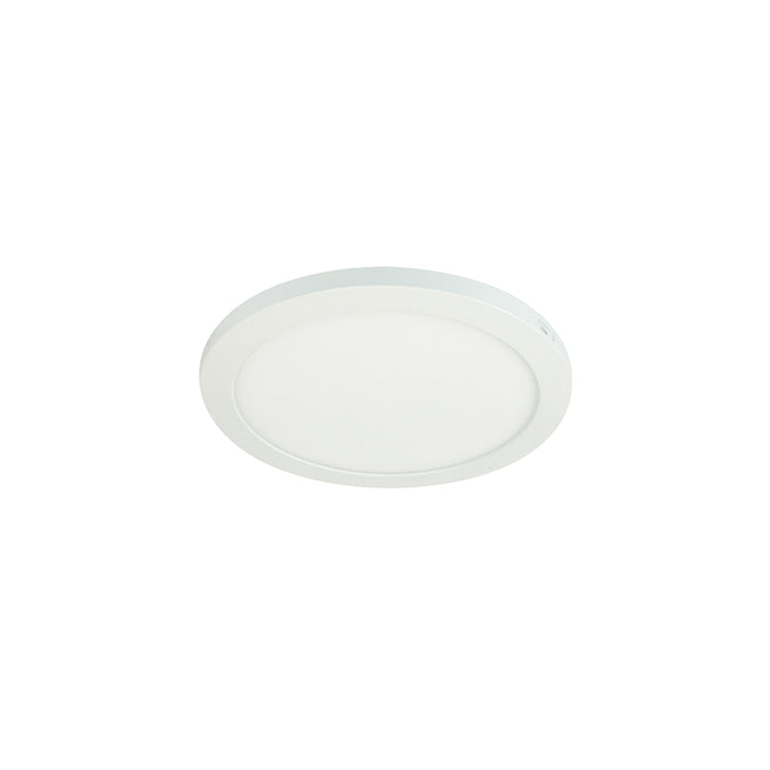 Nora 8 Inch ELO+ Surface Mounted LED 1100Lm 18W 3000K 90 CRI 120V Triac/ELV Dimming White (NELOCAC-8RP930W)
