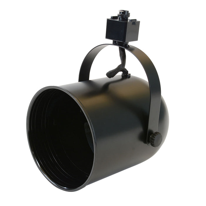 Nora Black H-Style Round Back Cylinder With Black Baffle For BR40/PAR38 (NTH-131B)