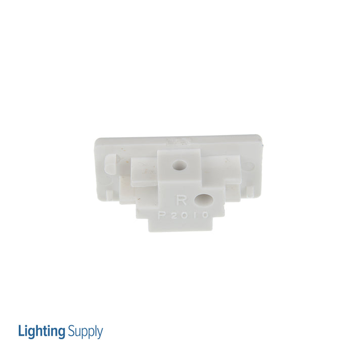 Nora End Cap 2-Circuit Right Polarity White (NT-2318R/W)