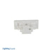 Nora End Cap 2-Circuit Right Polarity White (NT-2318R/W)