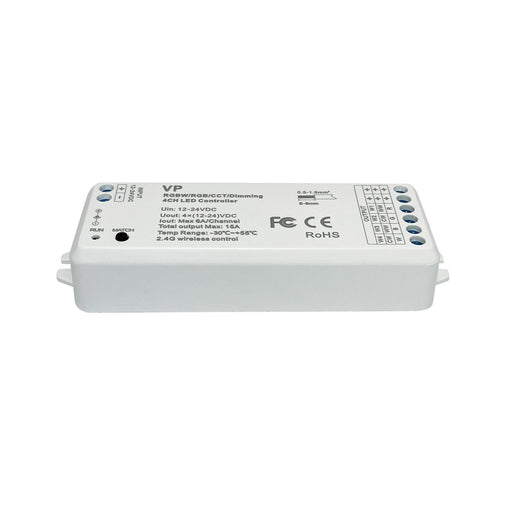 Nora RGBW And CCT Controller NUTP11 4 Channel 3A Constant Voltage RF 2.4G Receiver (NARGBW-975)