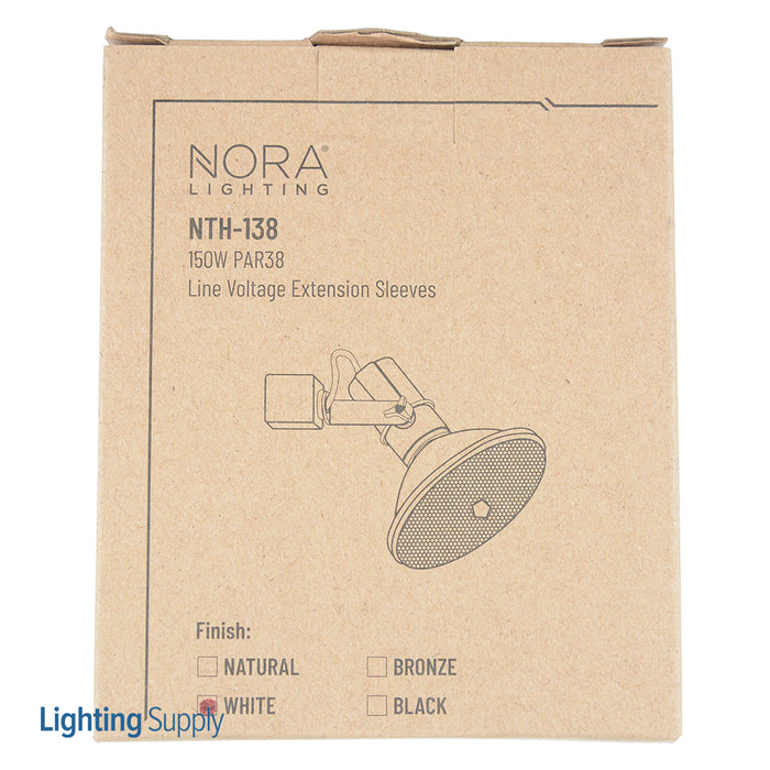 Nora Universal PAR Track Head White (NTH-138W)