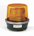 North American Signal Company 12/24V Amber Dome Clear Inner Lens Maximum Power LED Hex Flash SAE Class 1 (LED901-A)