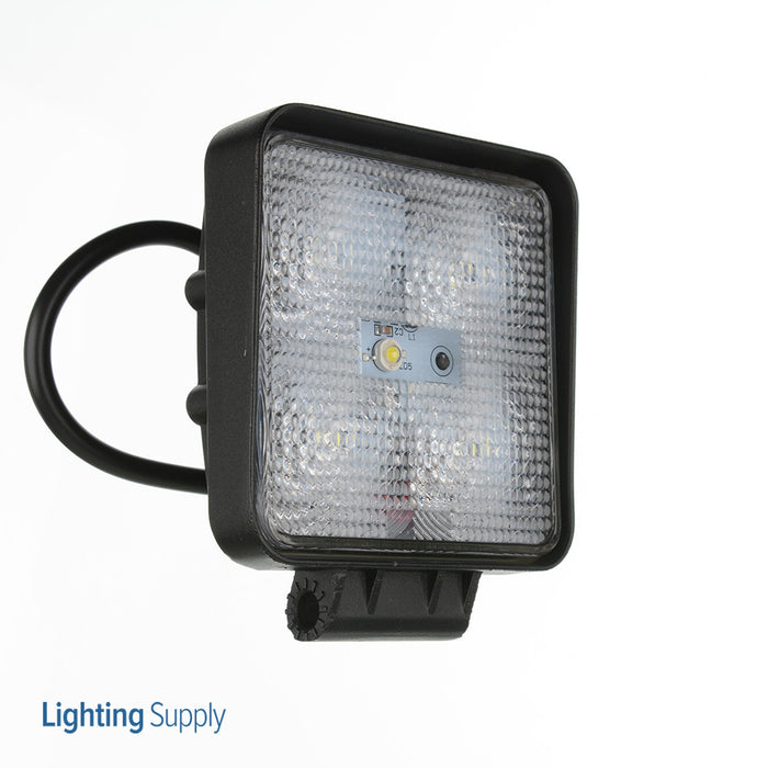 North American Signal Company 12/24V Square LED Economy Work Light Includes 5-3W LEDs (WLED-5S)