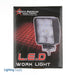 North American Signal Company 12/24V Square LED Economy Work Light Includes 5-3W LEDs (WLED-5S)