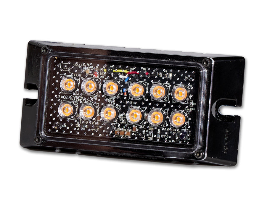 North American Signal Company 12/24V Amber 12 LED Surface Mount Technology Upgrade (LED8800-A)