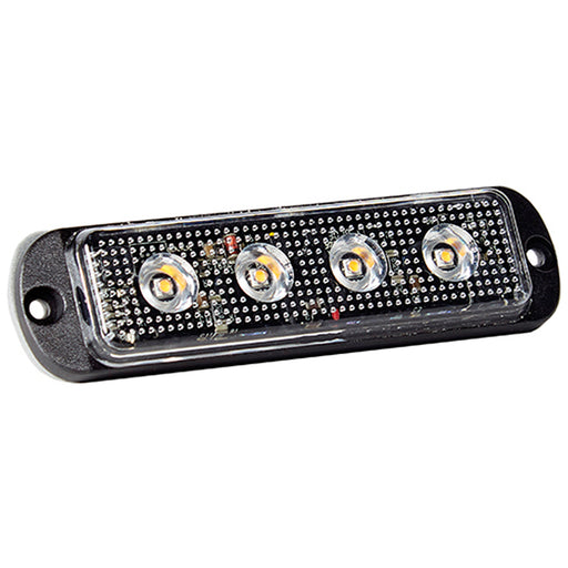 North American Signal Company 12/24V Amber 4 LED Surface Mount Technology Upgrade (LED4500-A)