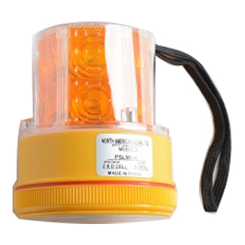 North American Signal Company 24 LED Flashing Amber Personal Safety Light Magnet Mount Photocell (PSLM2-A)