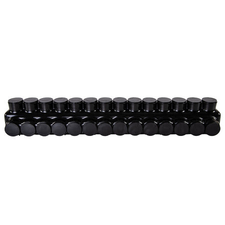 NSI 14-Port Black Dual-Sided Multi-Tap Pre-Insulated Connector 750 MCM-1/0 AWG (IPLD750-14)