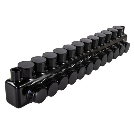 NSI 3/0-6 AWG Polaris Insulated Multi-Tap Connector 12 Port Dual Sided Entry And Mountable (IPLMD350-12)