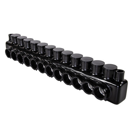 NSI 3/0-6 AWG Polaris Insulated Multi-Tap Connector 12 Port Dual Sided Entry And Mountable (IPLMD350-12)