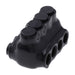 NSI 4-Port Black Dual-Sided Multi-Tap Pre-Insulated Connector 4 AWG-14 AWG-6 Per Pack (IPLD4-4)