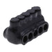 NSI 5-Port Black Dual-Sided Multi-Tap Pre-Insulated Connector 4 AWG-14 AWG-6 Per Pack (IPLD4-5)