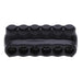 NSI 6-Port Black Dual-Sided Multi-Tap Pre-Insulated Connector 2 AWG-14 AWG-4 Per Pack (IPLD2-6)