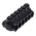 NSI 6-Port Black Dual-Sided Multi-Tap Pre-Insulated Connector 2 AWG-14 AWG-4 Per Pack (IPLD2-6)