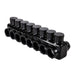 NSI 8-Port Black Dual-Sided Multi-Tap Pre-Insulated Connector 500 MCM-4 AWG 1 Per Bag (IPLD500-8B)