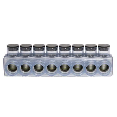 NSI 8-Port Clear Dual-Sided Multi-Tap Pre-Insulated Connector 600 MCM-6 AWG (IPLD600-8C)