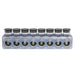NSI 8-Port Clear Dual-Sided Multi-Tap Pre-Insulated Connector 600 MCM-6 AWG (IPLD600-8C)