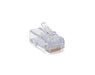 NSI EZ-RJ45 CAT6 Combination Connector-Strain Relief 30 Each Clamshell (100011C)