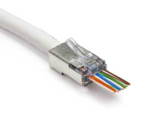 NSI EZ-RJ45 Shielded Internal Ground 10 Per Clamshell (100021C)