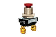NSI Pushbutton Switch Momentary Contact SPST 3 Amps Off(On) Circuit Red Screw Connection (76035PS)