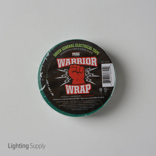 NSI Warrior Wrap Green 7MIL General Vinyl Electric Tape (WW-716-5)