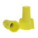 NSI Yellow Winged Wire Connector With Quick-Grip Spring-500 Per Jar (WWC-Y-J1)