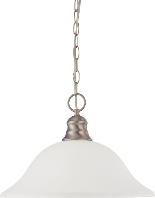 SATCO/NUVO 1-Light 16 Inch Pendant With Frosted White Glass (60-3258)