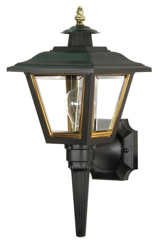 SATCO/NUVO 1 Light-17 Inch-Wall Lantern-Coach Lantern With Brass Trim Medium Acrylic Panels (SF77-896)