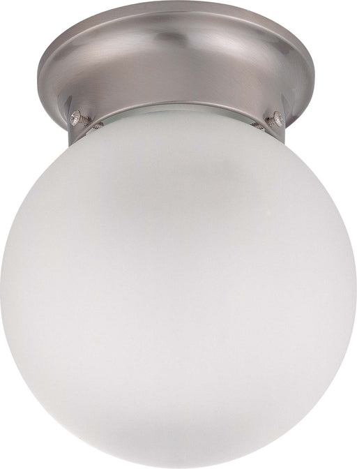 SATCO/NUVO 1-Light 6 Inch Ceiling Mount With Frosted White Glass (60-3249)