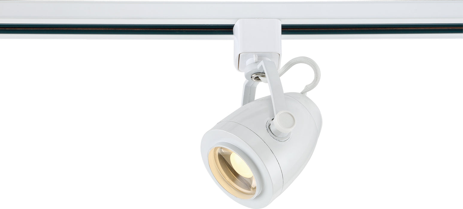 SATCO/NUVO 1 Light-LED-12W Track Head-Pinch Back-White-36 Degree Beam (TH413)