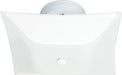 SATCO/NUVO 2 Light-12 Inch-Ceiling Fixture-White Square (SF77-824)