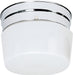 SATCO/NUVO 1-Light 6 Inch Flush Mount Small White Drum (SF77-342)