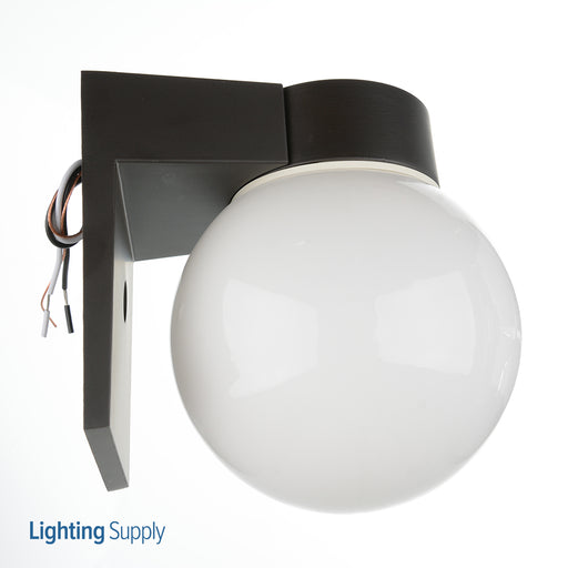 SATCO/NUVO 1 Light-8 Inch-Utility Wall Mount With White Glass Globe (SF77-141)