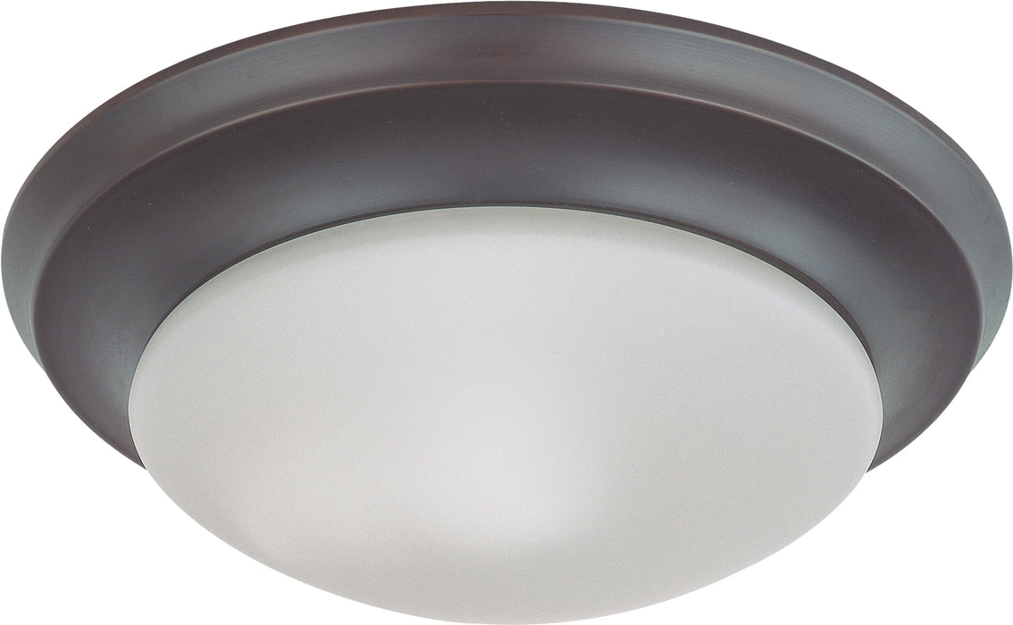 SATCO/NUVO 1-Light 12 Inch Flush Mount Twist And Lock With Frosted White Glass Color Retail Packaging (60-6013)