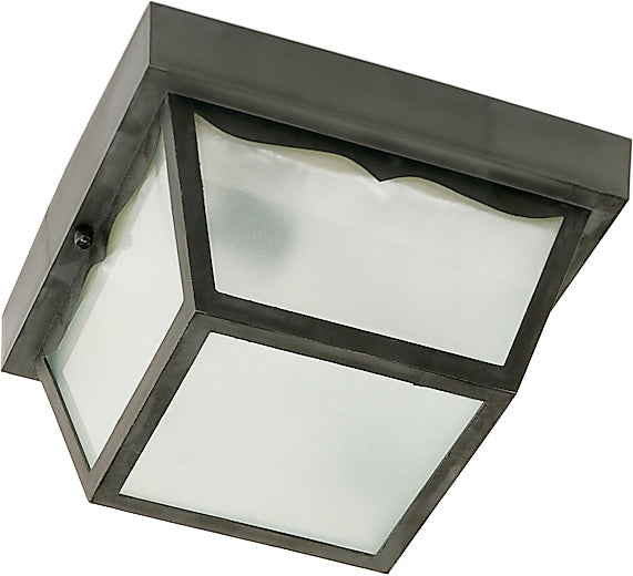 SATCO/NUVO 2-Light 10 Inch Carport Flush Mount With Frosted Acrylic Panels (SF77-891)