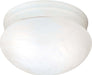 SATCO/NUVO 2 Light-10 Inch Flush Mount Medium Alabaster Mushroom (SF76-613)